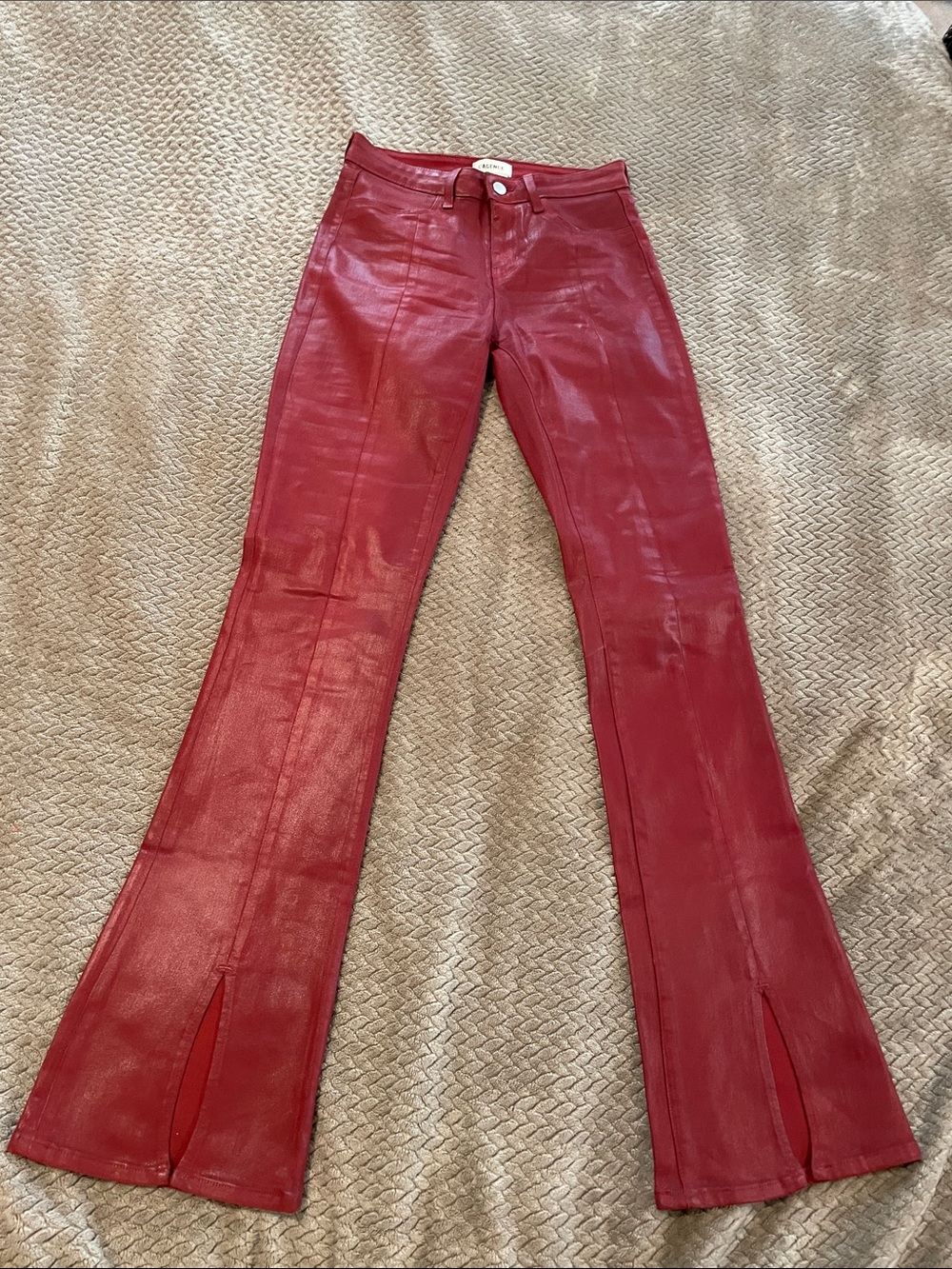 L’AGENCE Beatrix coated jeans